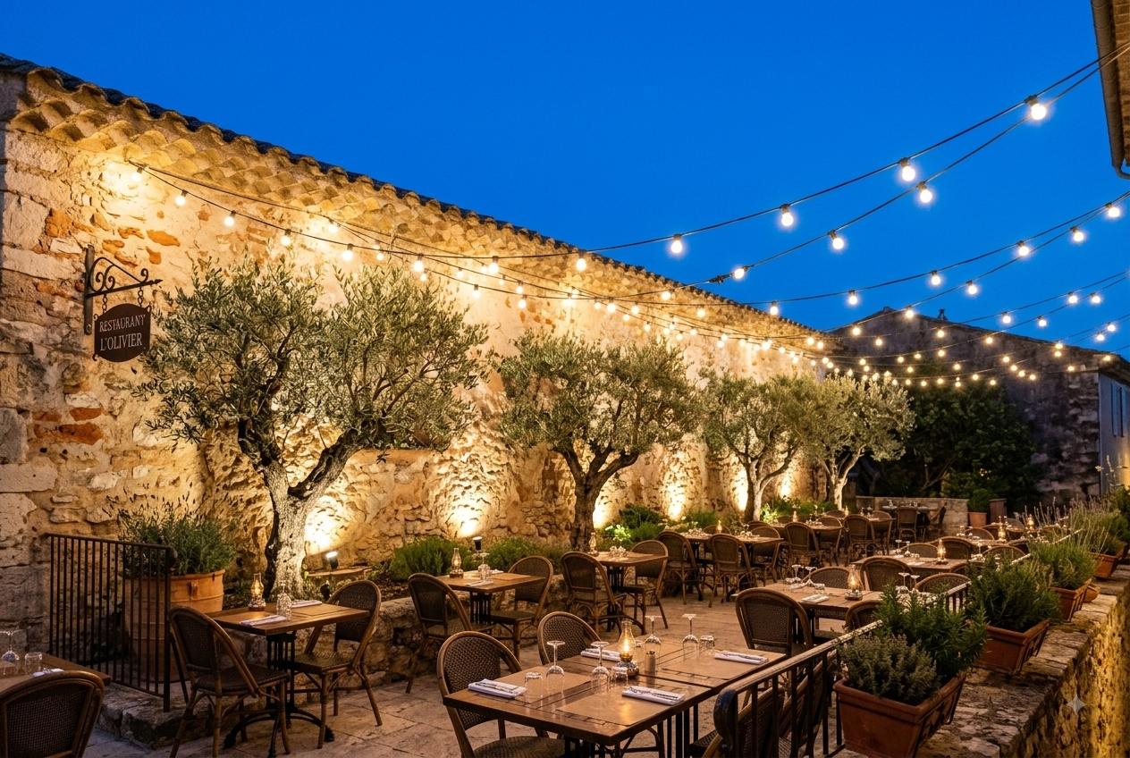 Éclairage extérieur de terrasse